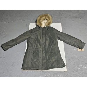 Uoiuxc Women's Winter Coat Warm Puffer Thicken Parka Jacket with Fur Hood Size M